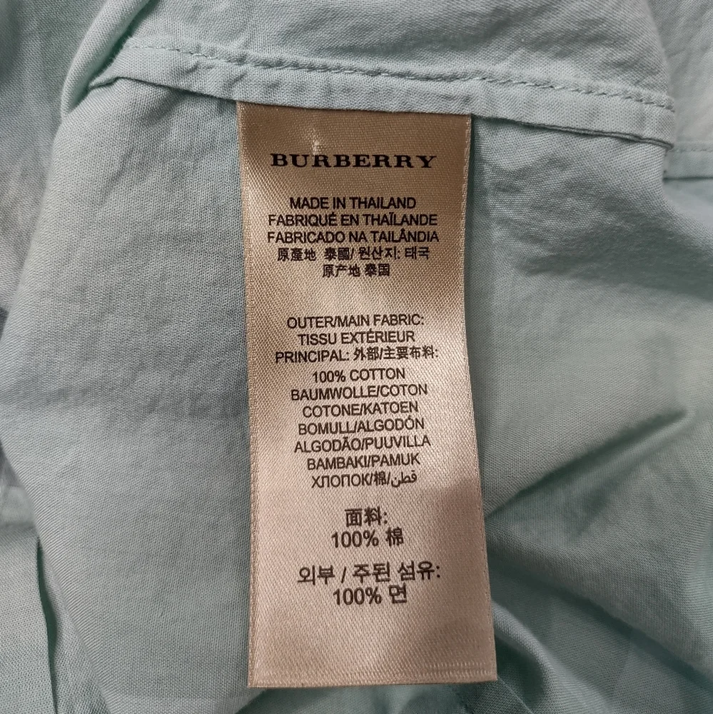 Burberry Brit Women's Plaid Cotton Shirt Size Small - Picture 5 of 6